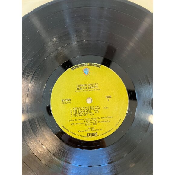 Seals & Crofts "Summer Breeze" Vinyl Record Vintage Album BS 2629 1972 - Picture 5 of 8